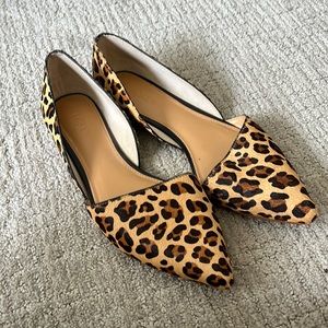 ZOE CALF HAIR D’ORSAY FLATS